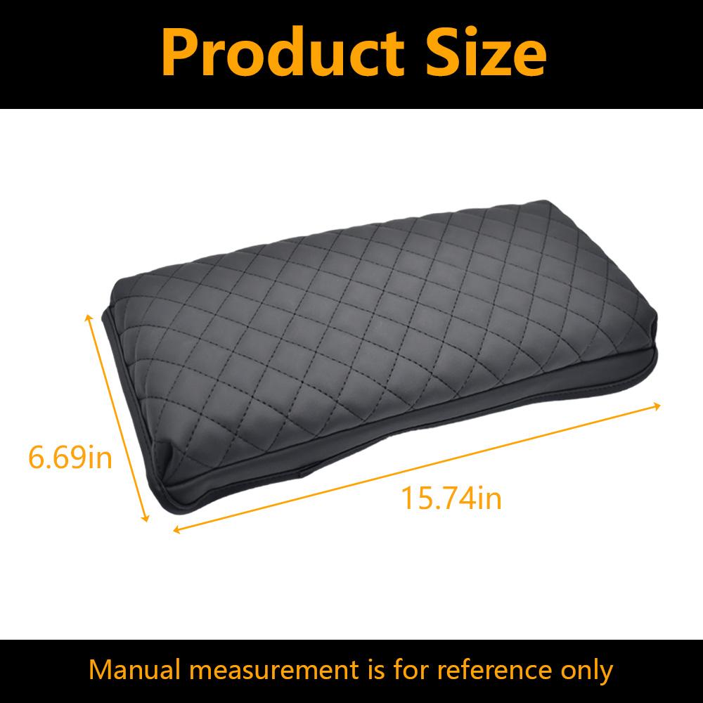 

Car Armrest Box Pad Cover For Hyundai Ioniq5 (SE/SEL/Limited/XRT) -2025 Leather Center Console Protective Mat Accessories чорний