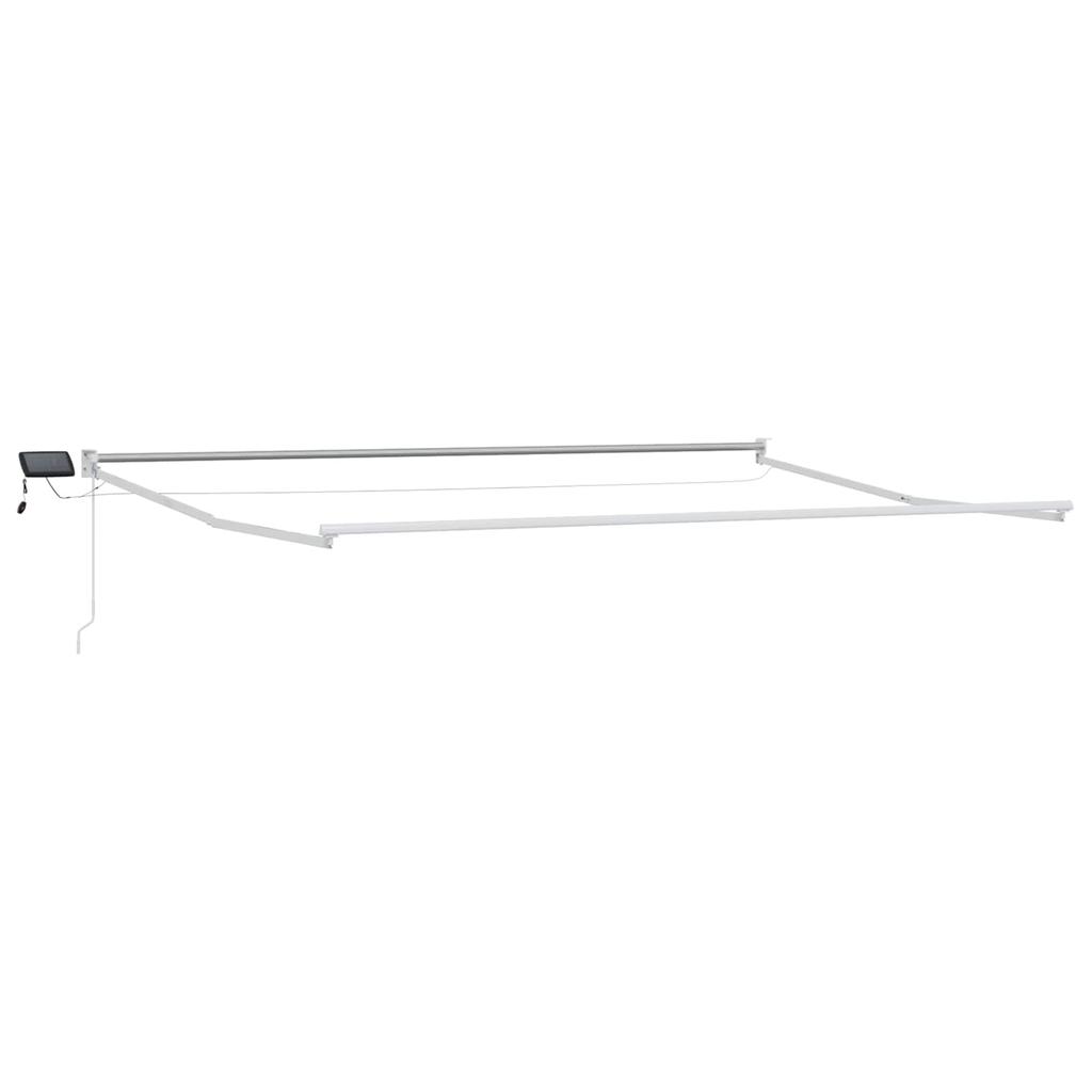 Manual Articulated Arm Awning with LEDs 4.5 * 3 m
