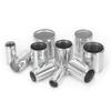VR - Alloy Aluminum Hose Adapter Joiner Pipe Connector Silicone 63mm or 70mm or 76mm Color Silver