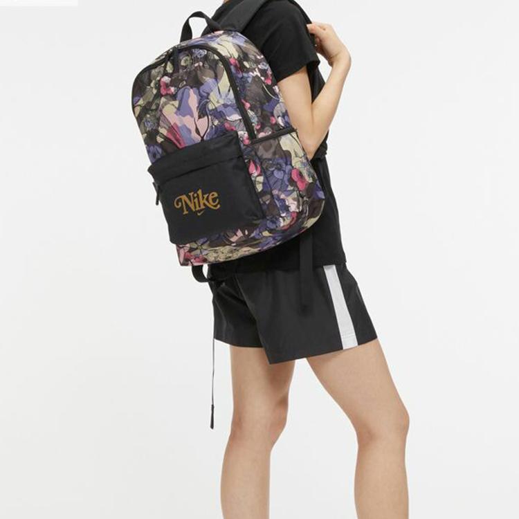 Nike Polyester Backpack Regular Unisex Multicolor Lightweight Casual DR0507-045