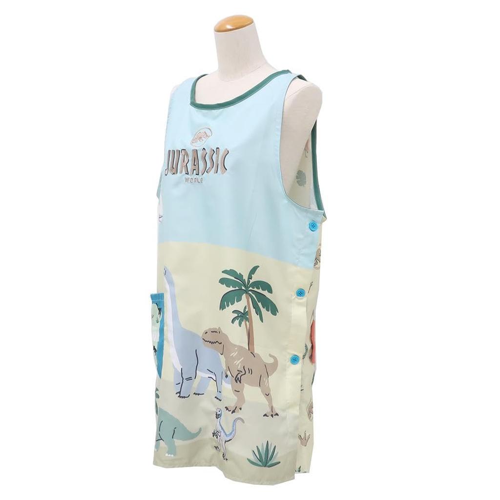 Marushin Apron Jurassic World Loose Dinosaur Jurassic World Jurassic Movie Character Apron Pocket TC Apron Kappogi Apron for Women Nursery School