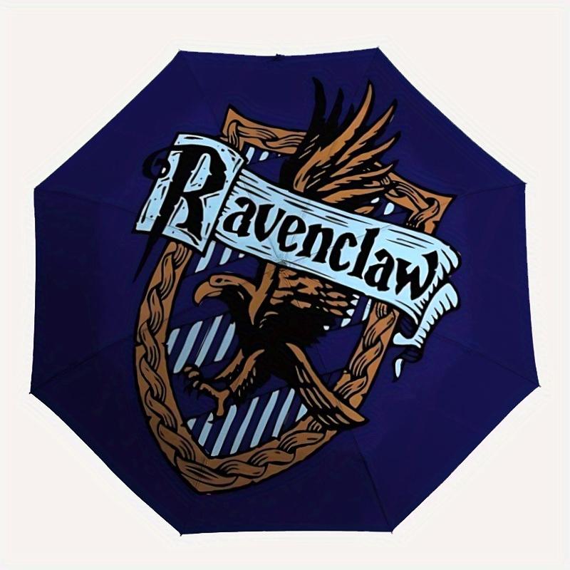 

1pc Ravenclaw Crest Automatic Umbrella 8-Bone Design Compact Gear for Outdoor Travel, Perfect Gift for Friends or Family yy280828196
