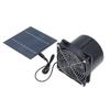 Ventilador de Extracción Solar Profesional Eficiente Ahorro de Energía Ventilador de Conducto Solar para Exterior Ático Casa de Perro