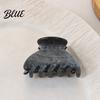 Broken Hair Grip Clip Shark Claw for Women Non-Slip Acrylic with Fine Teeth Matte Compact Shell Texture Back Head Half-Tied And Bangs Accessory