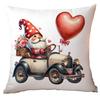 New Valentine's Day Pillow Cute Elf Red Love Living Room Sofa Pillow Cover