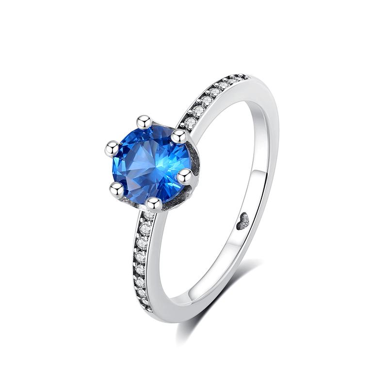 Original 925 Sterling Kupfer Ring Liebesherz Gabelmond Mond Sonne Ringe Kristall Roségold Für Frauen Hochzeitsgeschenk Luxus Zirkon