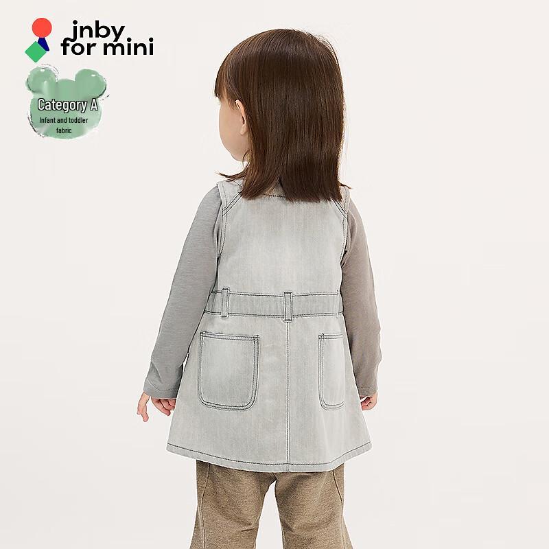 JNBY Baby Toddler Autumn Sleeveless A-line Denim Dress