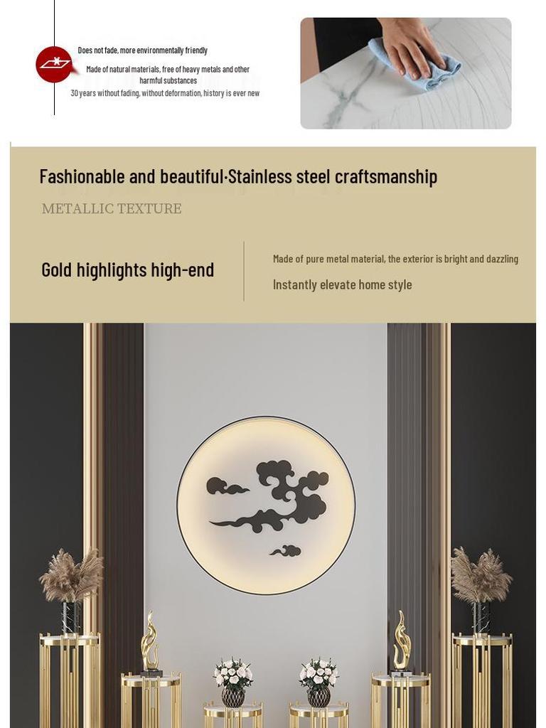 Marble TV Cabinet & Flower Stand: Stainless Steel Living Room Storage Rack