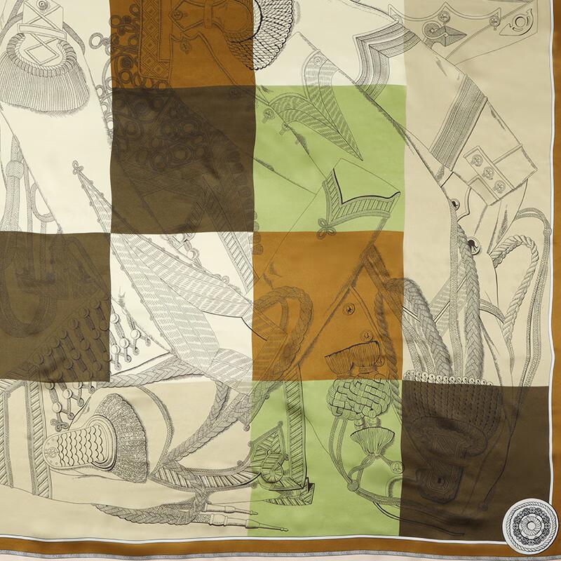 Aisyalan A-S037 Silk Square Scarf