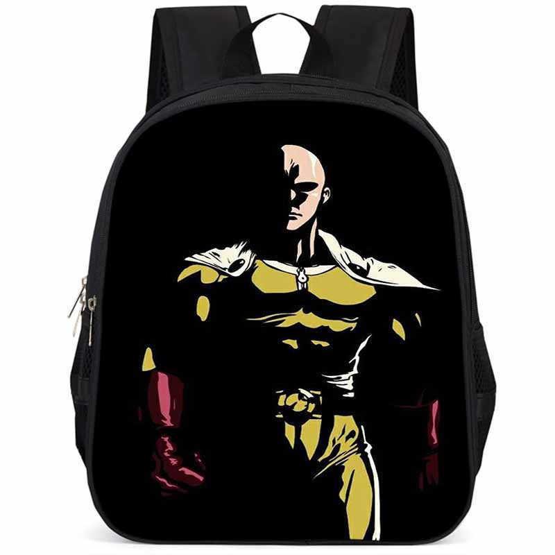 One Punch Man 15-inch Large Capacity Lightweight Oxford School Backpack For Kids