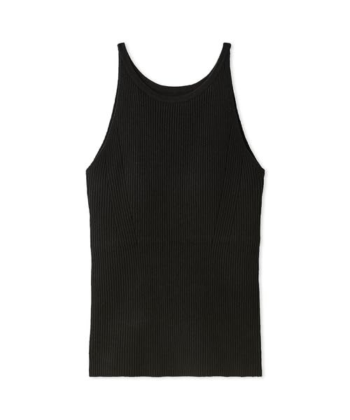 FRAY American Knit Tank Top with Free Size I.D. Women's Cup-in FWGG252335, Black,