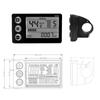 E-Bike 24V 36V 48V SM Stecker LCD-Display für E-Bike Elektroroller