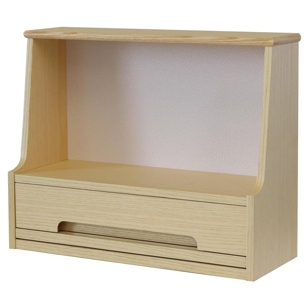 MOJYU Ayase Mini Buddhist Altar, NaturalLight Pink (IBA-002), Tabletop, Compact, Space-Saving, Simple, Modern, Scandinavian-Style, Wooden, Natural