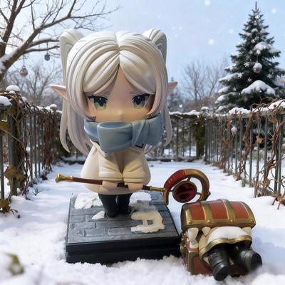 2026 Anime Frieren: Beyond Journey's End Animation Peripheral Model Figure 13cm Funeral Lillian Kawaii Desk Decor Toy Gifts
