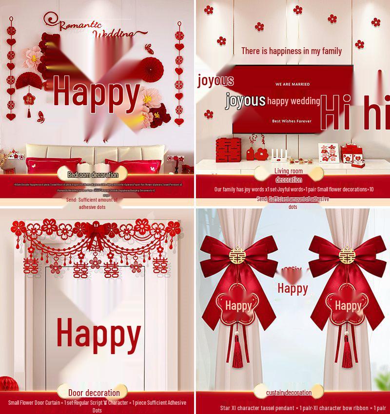 Komplett Bröllopsrumsinredningsset för Sovrum & Nytt Hus