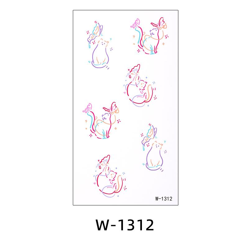 Tattoo Stickers Waterproof And Sweat-Proof Valentine'S Day Temporary Disposable Tattoo Stickers Cute