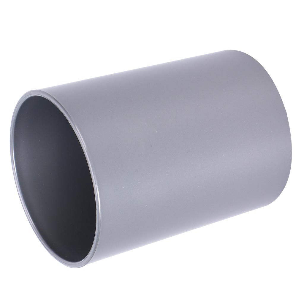 Pen Holder Round Shape Sponge Bottom Cushion Plastic Pencil Socket for Office SuppliesSilver