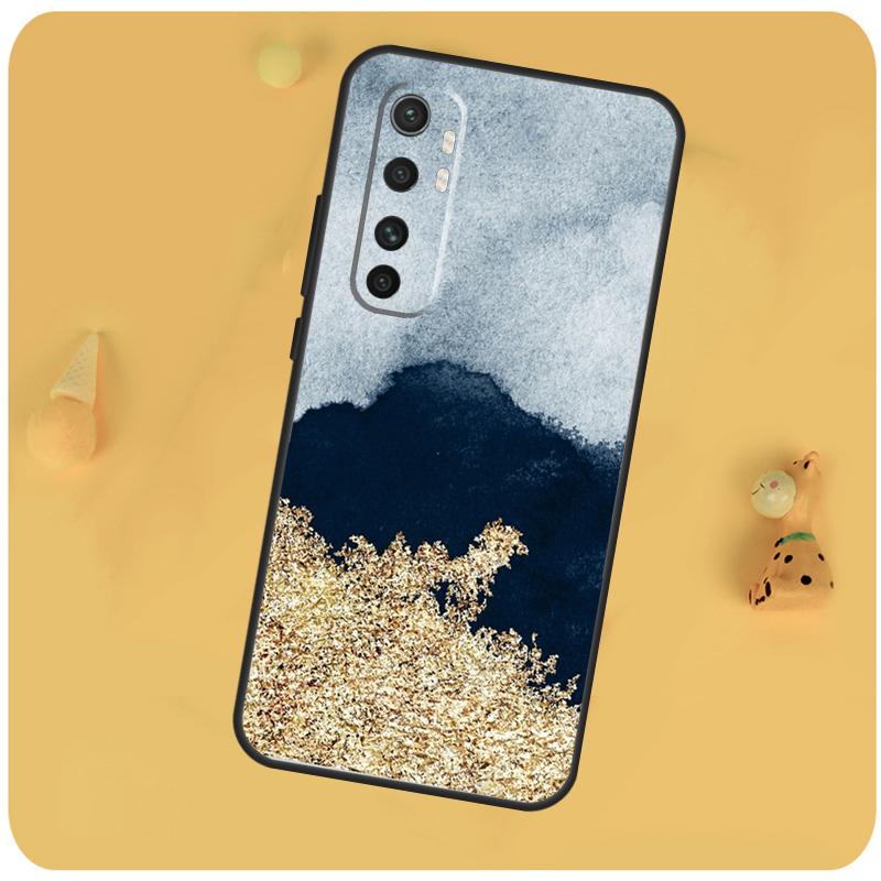 Luxury Gold Foil Art Case For Xiaomi 13 12 Lite 11T 12T Pro 12X Cover For POCO F5 X3 X5 Pro X4 F4 GT F3 M5s C40