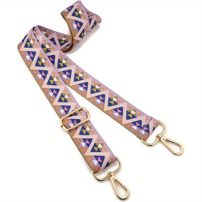 Umhängetasche Gurt Einstellbare Streifen Muster Frauen Umhängetasche DIY Verdickung Mode Nylon Neue Tasche Gürtel Strap