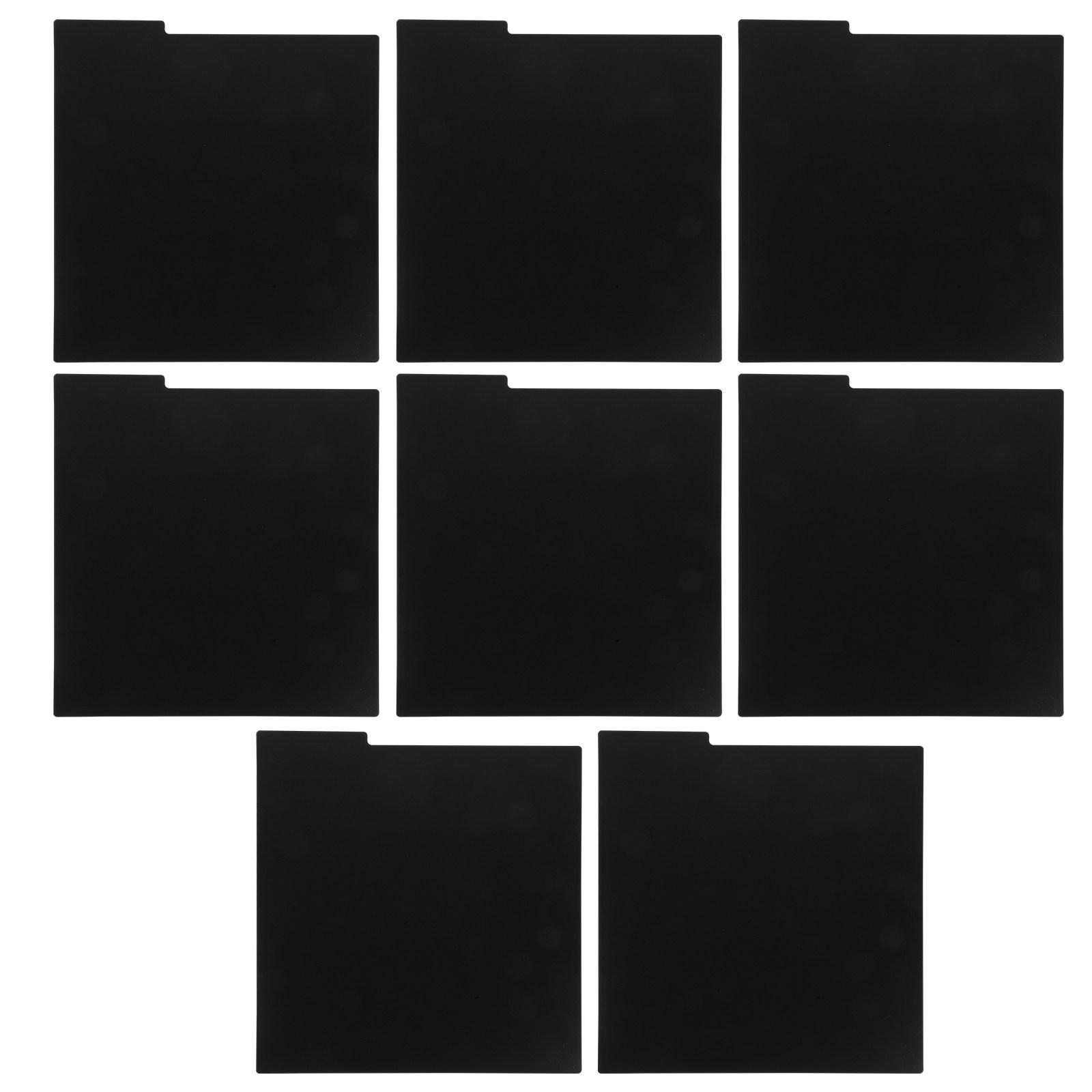 

8pcs Vinyl Record Dividers Index Cards PVC Sturdy Writable Organizer Tabs For Shelf Sorting And Categorizing Records Comics