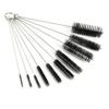 10Pcs/Set Multifunctional Portable Stainless Steel Household Bottle Brushes Cleaner Glass Washing Tube Cleaning Brush Set