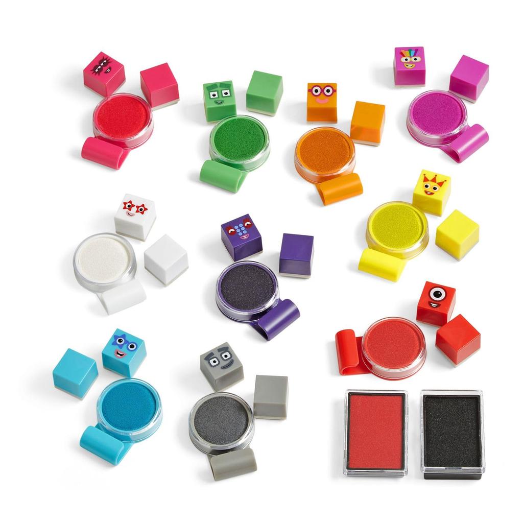 Learning Resources Numberblocks Stamppoline Park Character Stamp 94563 (Authentic Product)