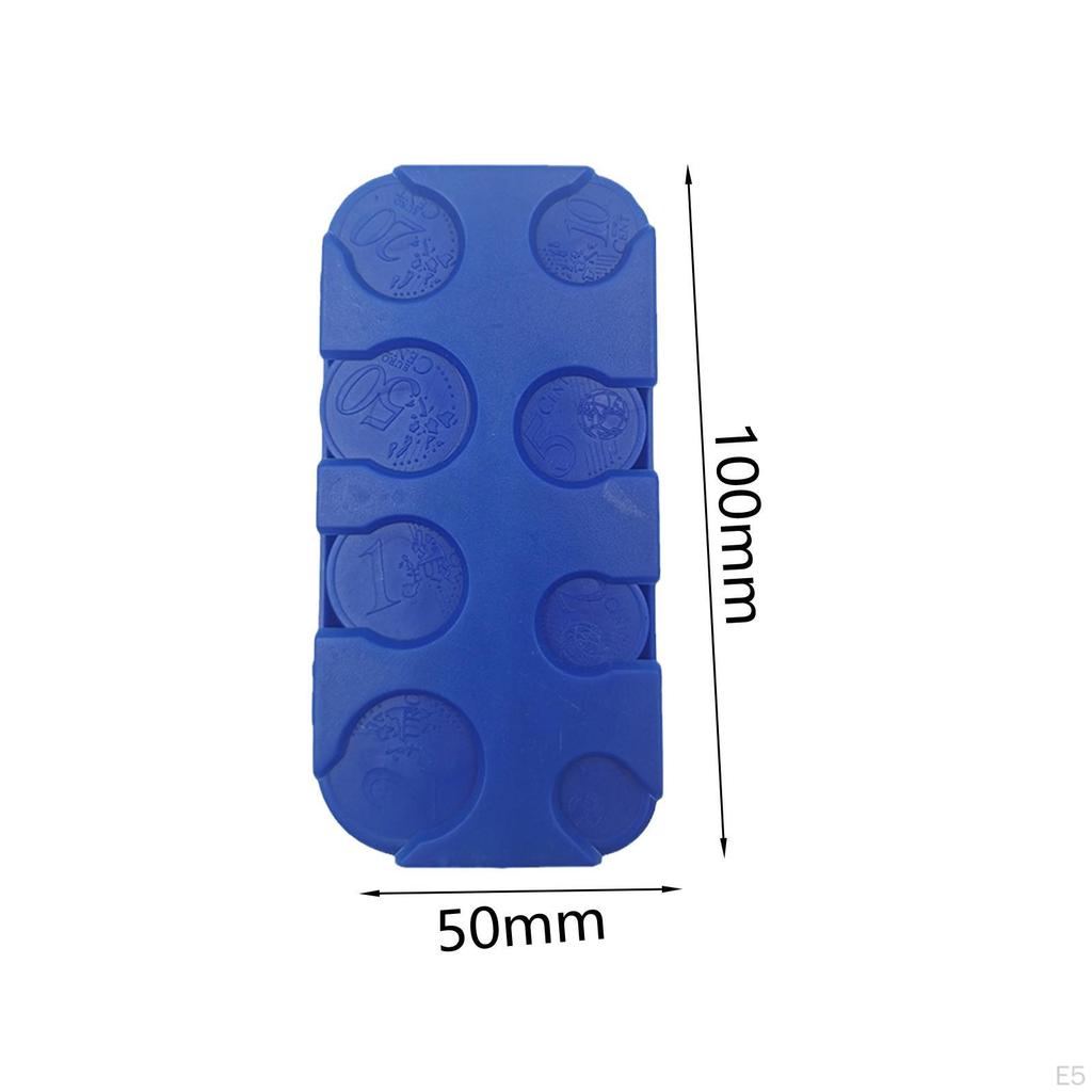 Dispenser Storage Box 1 Cent, 2 5 10 20 50 Cents, Euro And Lidded
