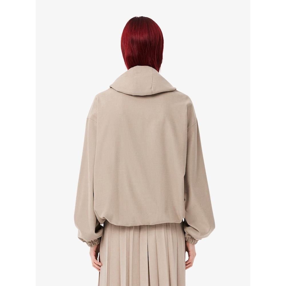 LacoSte Women S Flannel Hoodie Top Cf4188 54n Icc q2nCf4188 54nIcc