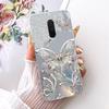 Para Xiaomi Pocophone F1 Funda Lujo Lazo Flores Pintadas Cubierta 6.18'' Suave TPU Funda para Teléfono Para Xiaomi Poco F1 PocoF1 Fundas Bumper