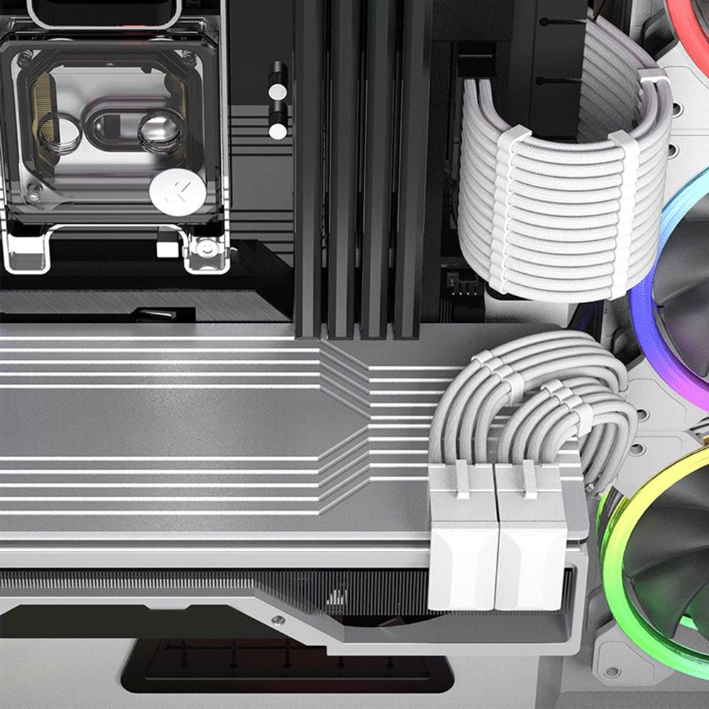 180 Degree 8 Pin Female To 8 Pin Male Desktop Computer Accessories U Shaped 8 Pin Female To 8 Pin Male Adapter for Graphics Card