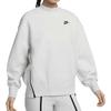 Nike Sweatshirts Women's Gray Half Turtleneck Moderate Regular FV8042-013