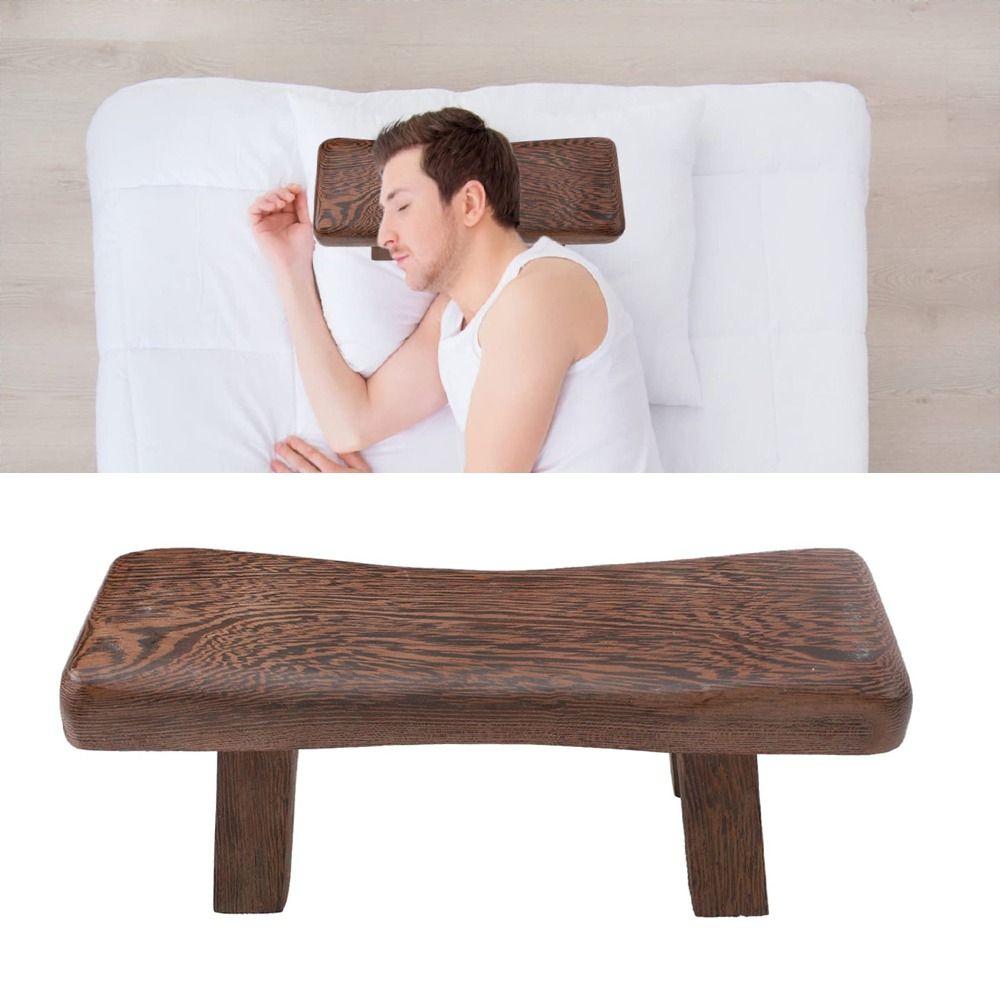 

Дугообразная деревянная подушка для сна, портативная подушка для массажа шеи, подушка для спины, подушка для сауны, комната