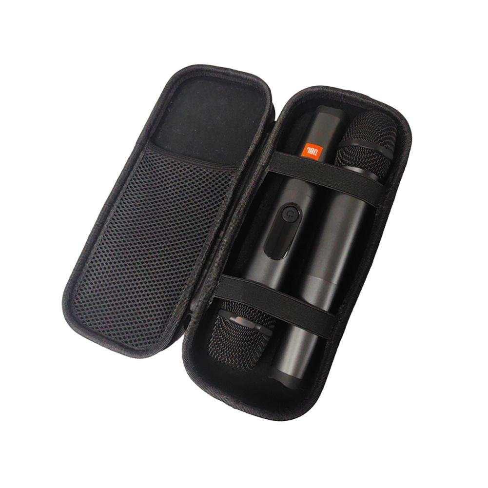 Portable Wireless Microphone Storage Bag, Shockproof Large-capacity Hard Carry Bag With Shoulder Strap For Travelling Camping Business Trip