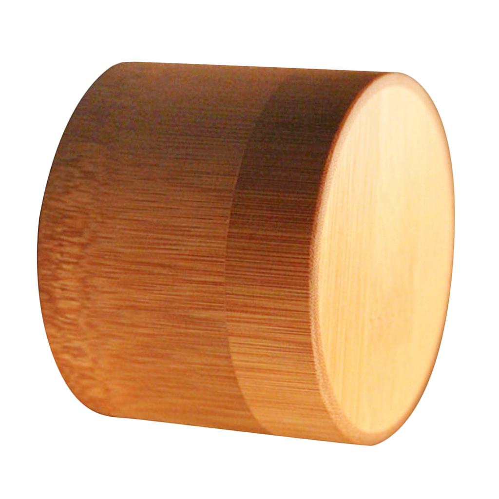 Bamboo Tea Cans Tube Storage Canister Friendly Gift Natural Stylish Lid Seal Jars - Brown,