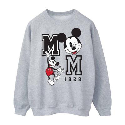 Mens Jump And Wink Mickey Mouse Sweatshirt