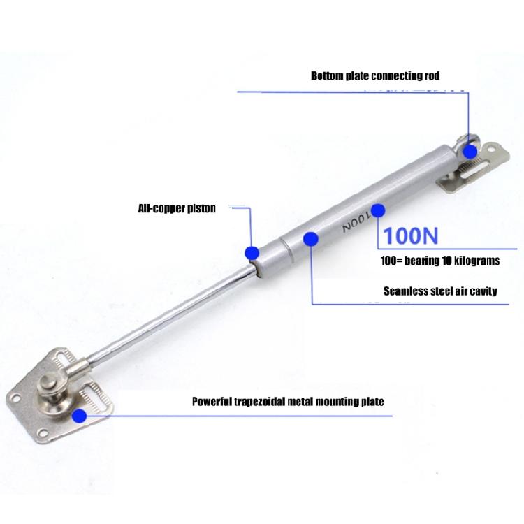 2Pcs Hydraulic Support Rod Furniture Telescopic Door Closing Wardrobe Pneumatic Support Rod Door Strut Lid Support