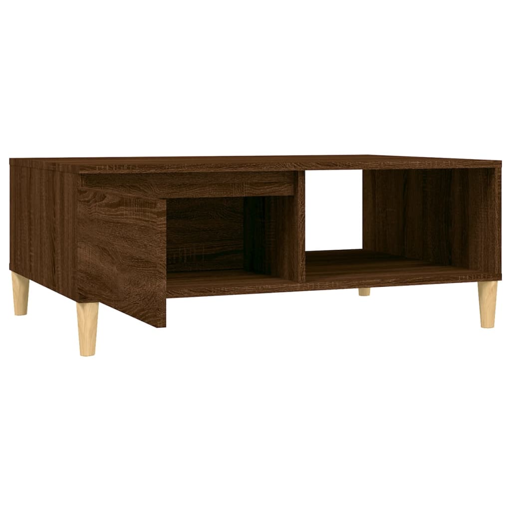 Coffee Table Brown Oak Look 90 x 60 x 35 cm Wood Based Panel