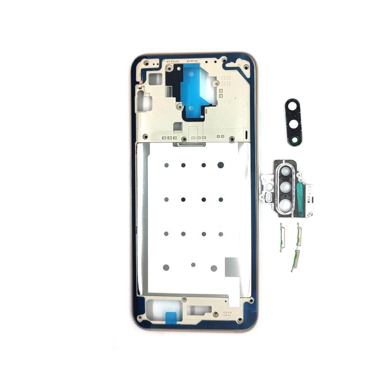 For Oppo A9 2020 / A5 2020 Middle Frame Housing Bezel With Camera Lens And Side Button Repair Parts