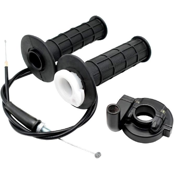Twist Throttle Assembly And 36" Throttle Cable For Yamaha SSR Coolster Roketa SDG NST X-Treme 50Cc 70Cc 110Cc 125Cc Engine Dirt Bikes Pit Bike