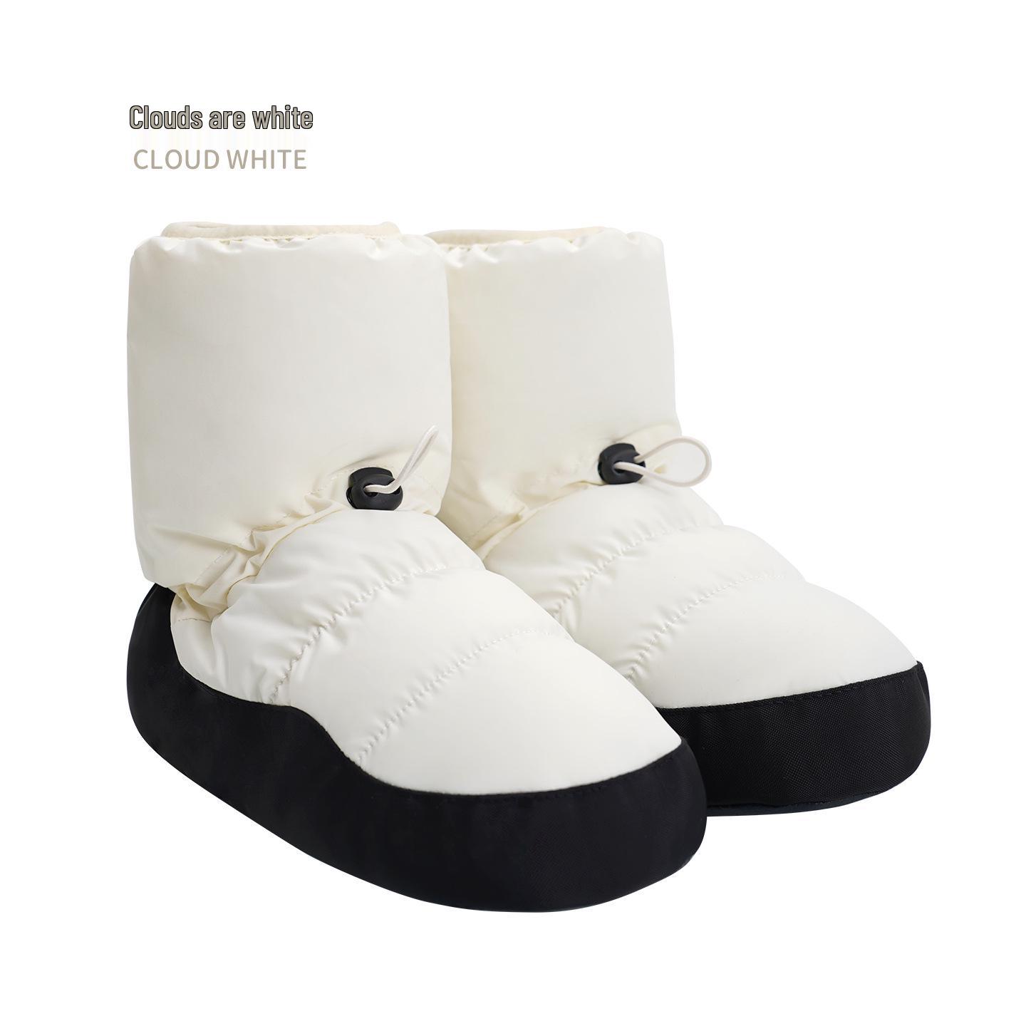 

Women s Velvet Warm-Up Ballet Dance Boots for Autumn and Winter XXS