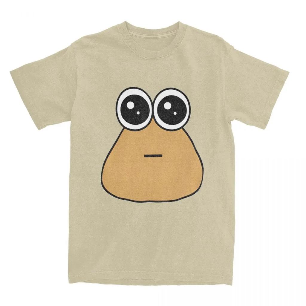 Herren Damen Hungy Pou UWU Mein Haustier Alien T-Shirt Accessoires Vintage Reine Baumwolle Anime Spiel The Maw T-Shirts T-Shirt Kleidung Erwachsene
