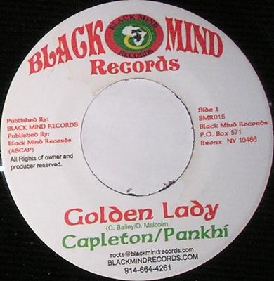 Disc 7 inch CAPLETON / PANKHI - Golden Lady / Moving Up BMR015 Black Mind Reco Jamaica Reggae, Ska & Dub Second-hand