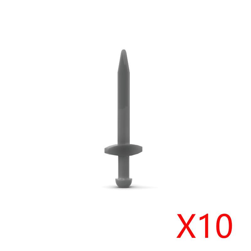 MOC Castello Medievale Cavaliere Armatura Figura Parti Blocchi da Costruzione Tempio Aquila Nera Cavaliere Guerriero Armi Accessorio Mattoncini Giocattolo T01