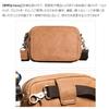 Whatna Cowhide Mini One-Shoulder Bag for Men, Mini Waist Bag, Waist Pouch for Motorcycles, Belt Bag, Hip Bag, Thick Genuine Leather, Horizontal or Ver