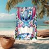Ultra-Soft Beach Towel with Stitch Theme,Ideal for Pool - Camping, Diving - Perfect Travel Essential, Vibrant Beach Towel.