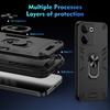 For TECNO Camon 20 Pro 4G Case PC+TPU Armor Phone Cover with Kickstand