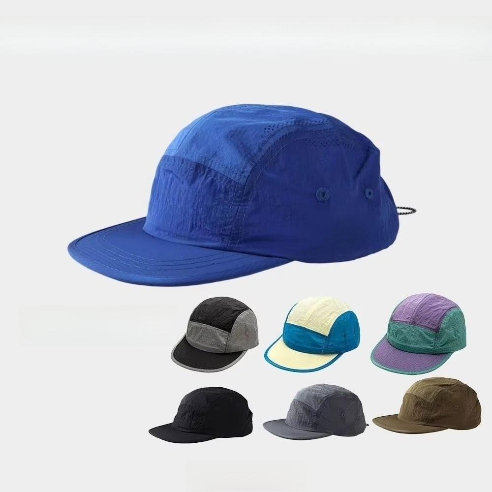 Quick-drying Men's Summer Hat Color Matching Hiking Camping Hat Simple Baseball Cap  Women