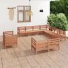 Day and Night - Day and Night Garden Furniture Set 11 Pieces Solid Pine Wood Honey Brown