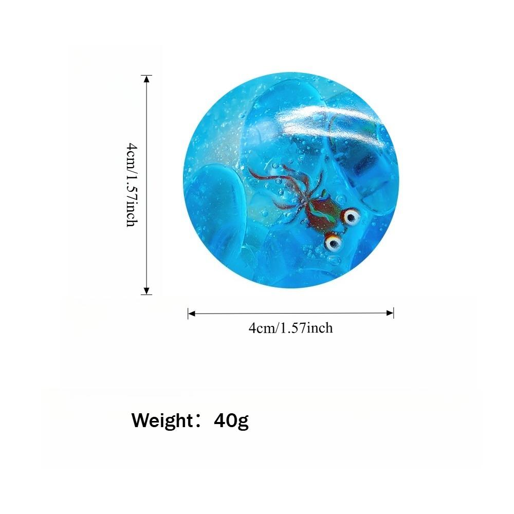 Taba Squishy Blue Oan Goldfish Stress Balls Sensory Fidget Toy Slow Rise Squishy Toys for Kids and Adults Squeeze Relax Gifts