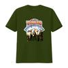 T-shirt con Stampa Foto The Traveling Wilburys Band Fan di Musica Rock Stile Vintage vintage Lavata Unisex Leggermente Elastica